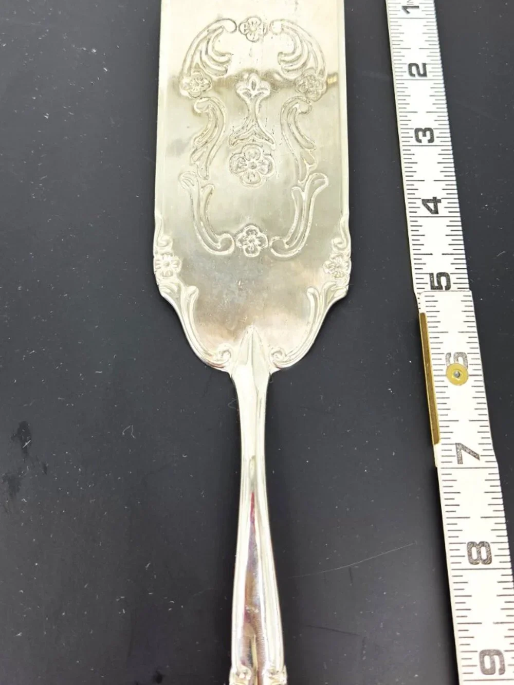 Godinger VTG Silver Plate Rectangle Hostess Ornate 12
